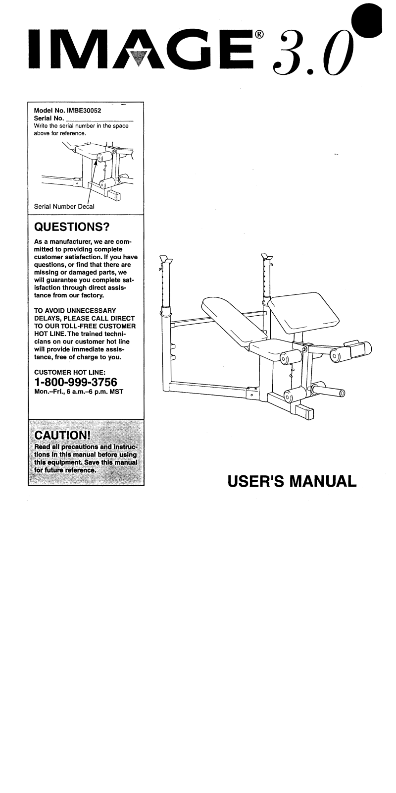 Image IMBE30052 Owner's Manual