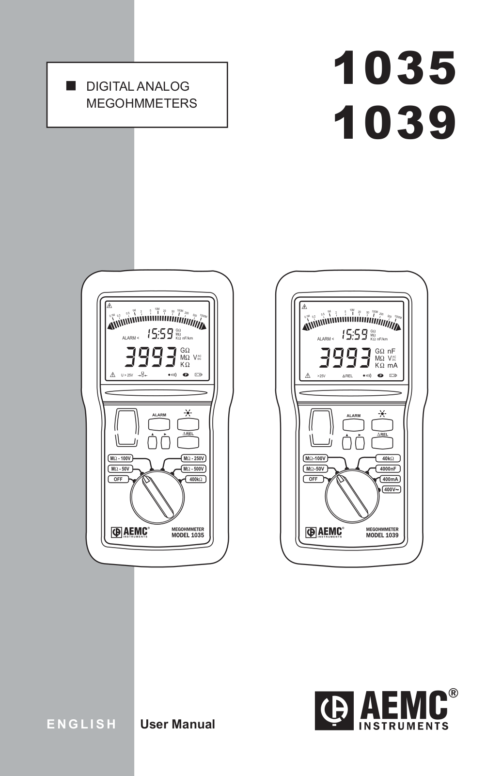 AEMC 1035, 1039 Operating Manual