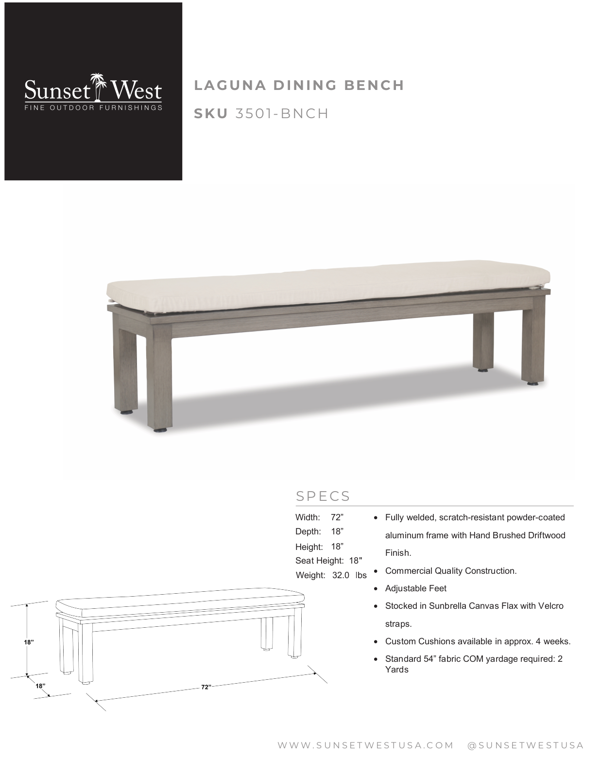 Sunset West XSW10131 Specifications - ManualMachine.com