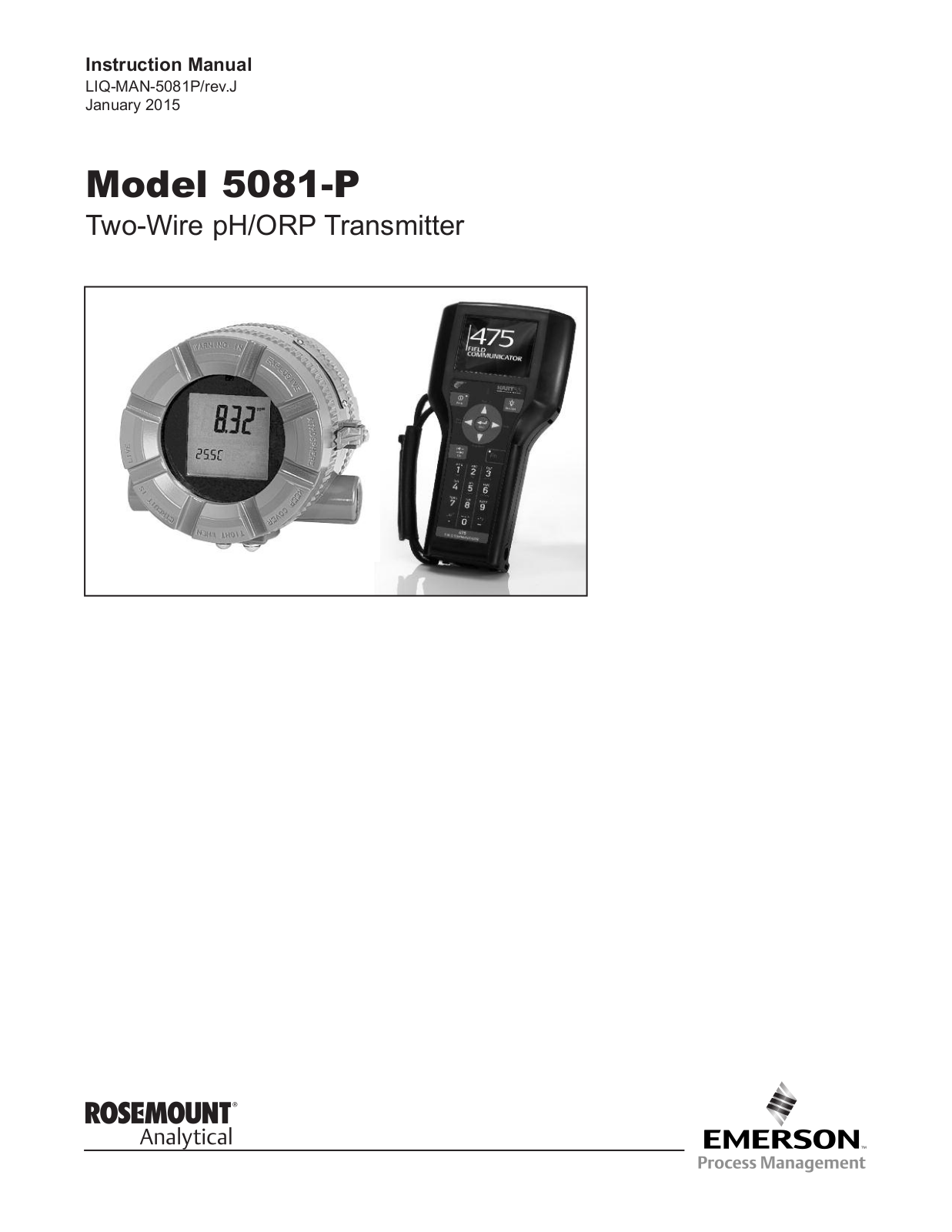 Emerson 5081-P User Manual