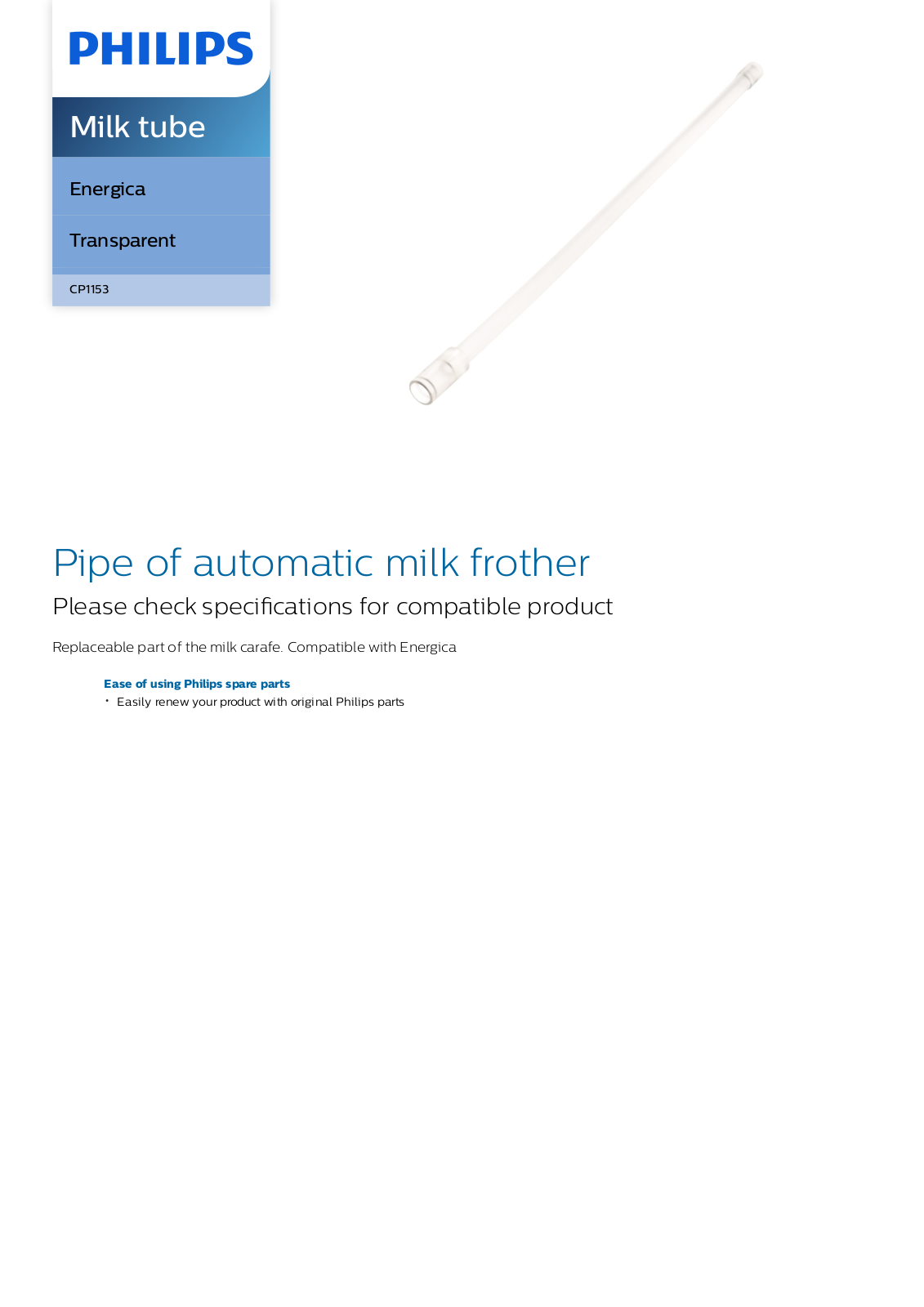 Philips CP1153/01 leaflet - ManualMachine.com