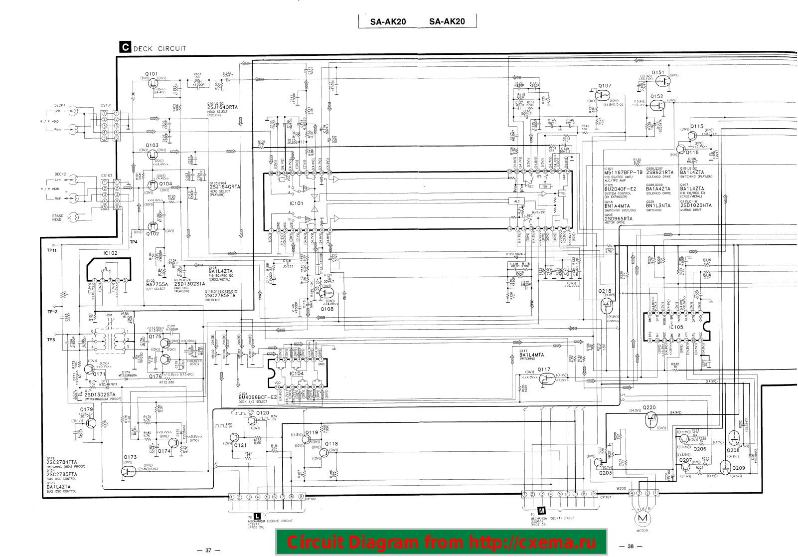 Panasonic SAAK-20 Service manual