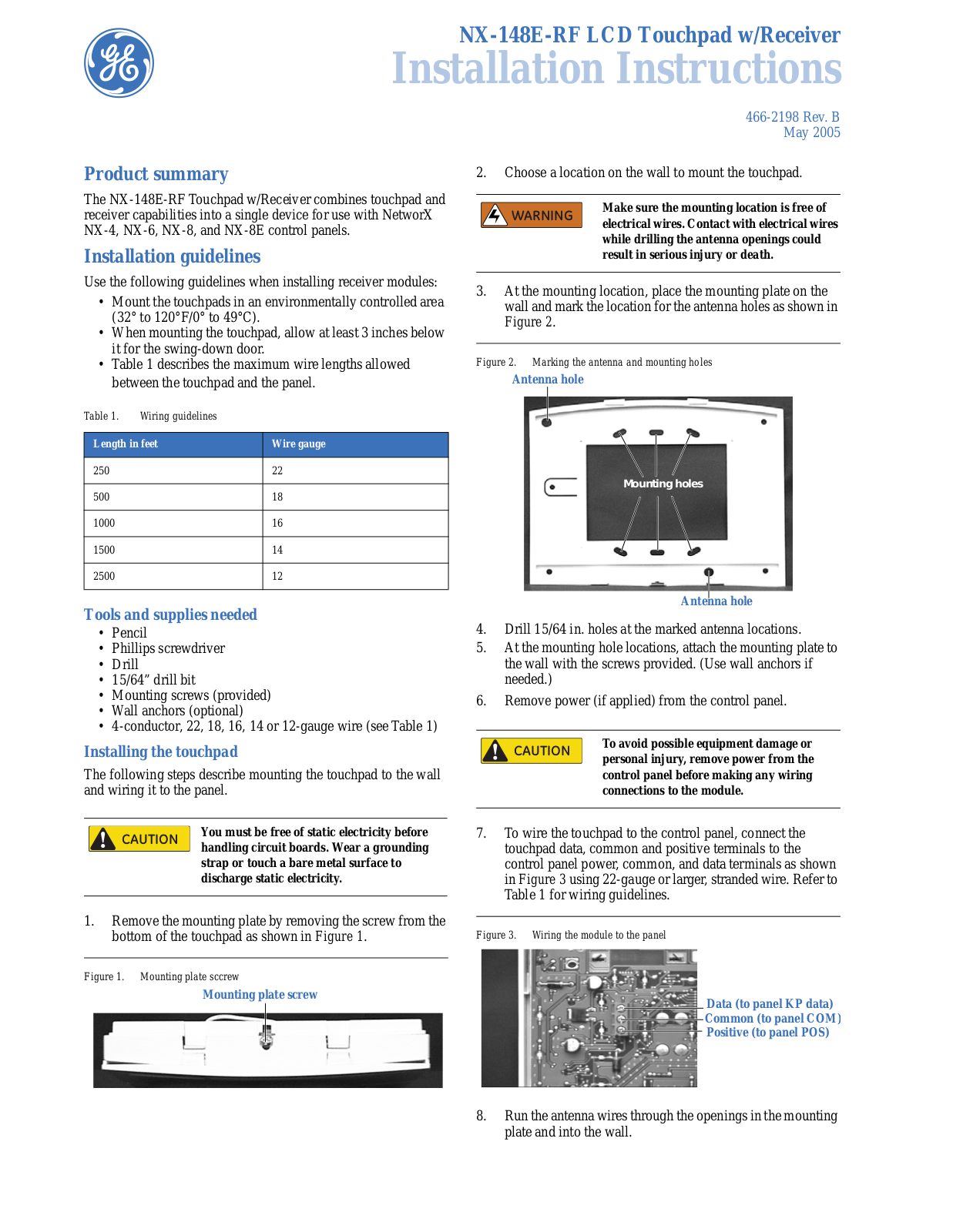 Interlogix NX-148E-RF Installation