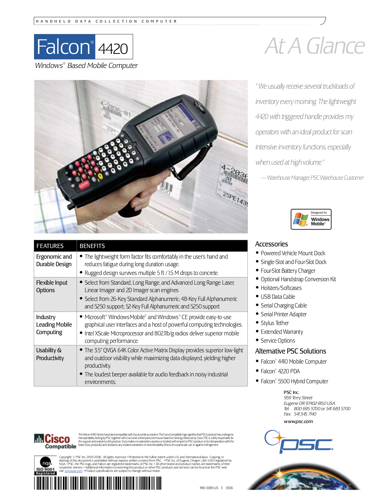 PSC Falcon 4420 User Manual