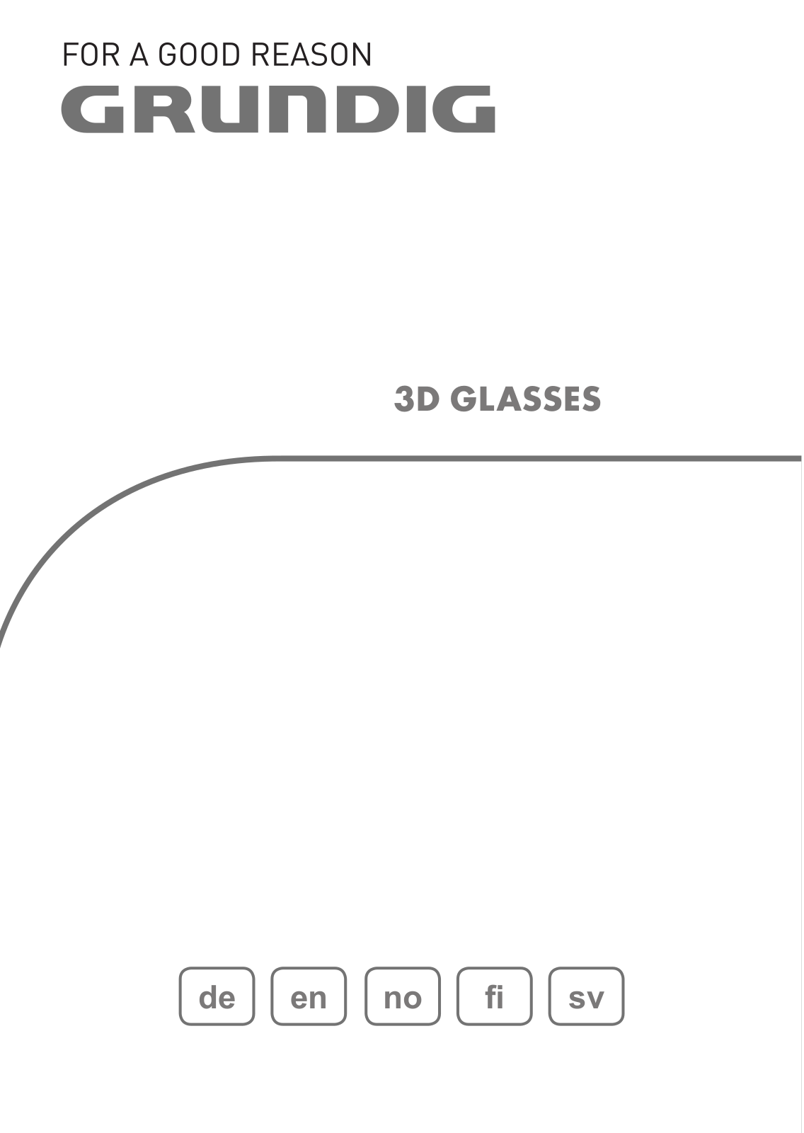 Grundig AS 3D GLASSES User Manual