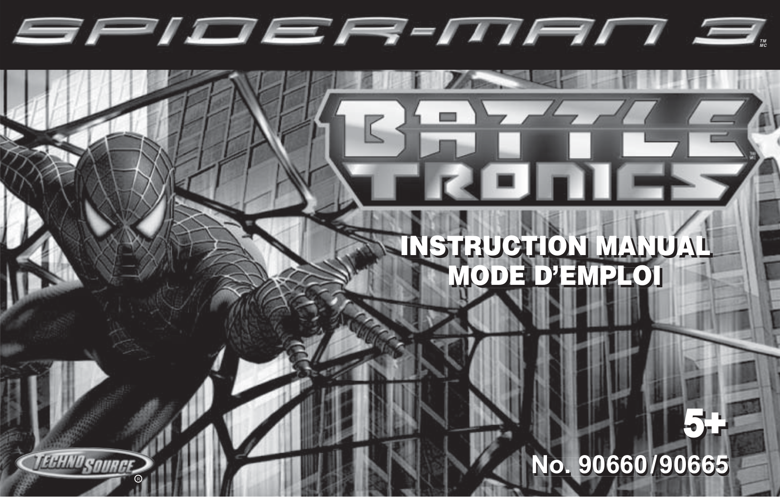 Techno Source Spider-man 3 90665 User Manual