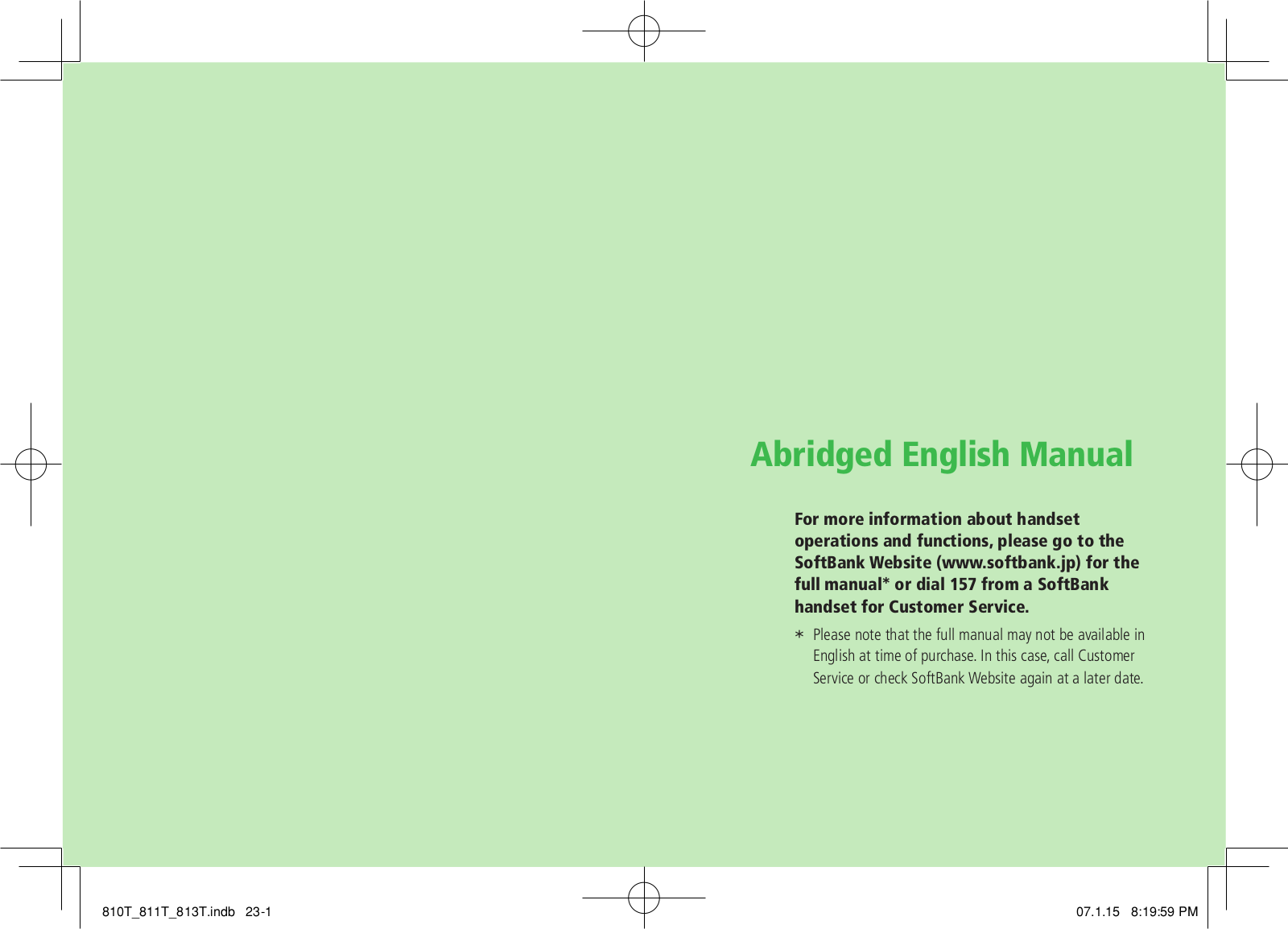 Toshiba CC4 J05 User Manual