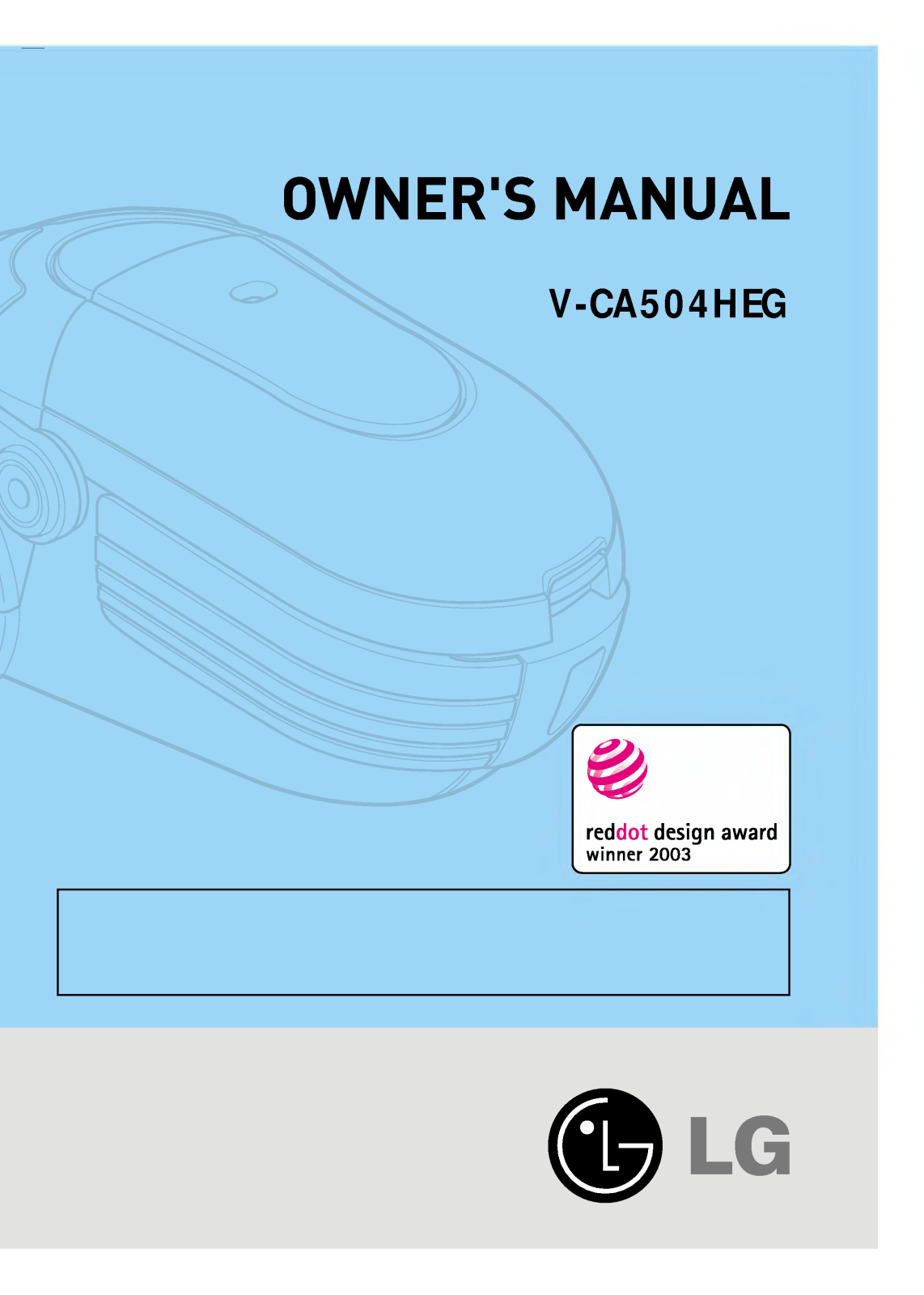 Lg V-CA504HEG Owners Manual