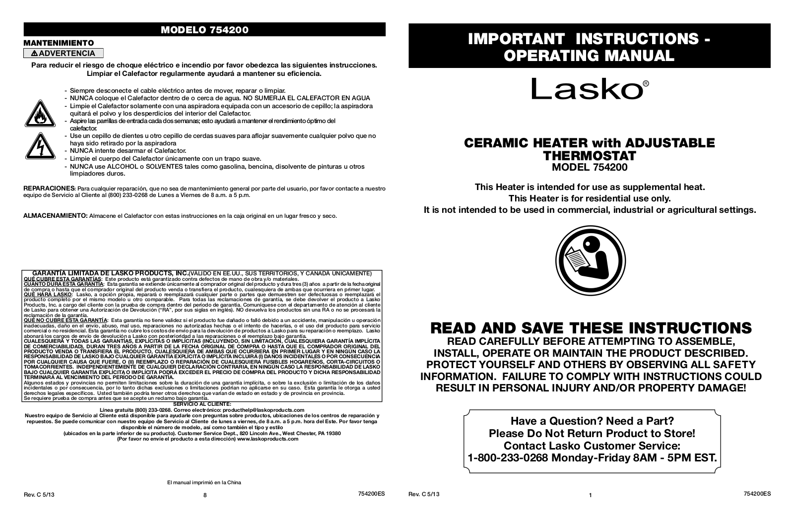 Lasko UNW1069 Installation & Assembly - ManualMachine.com