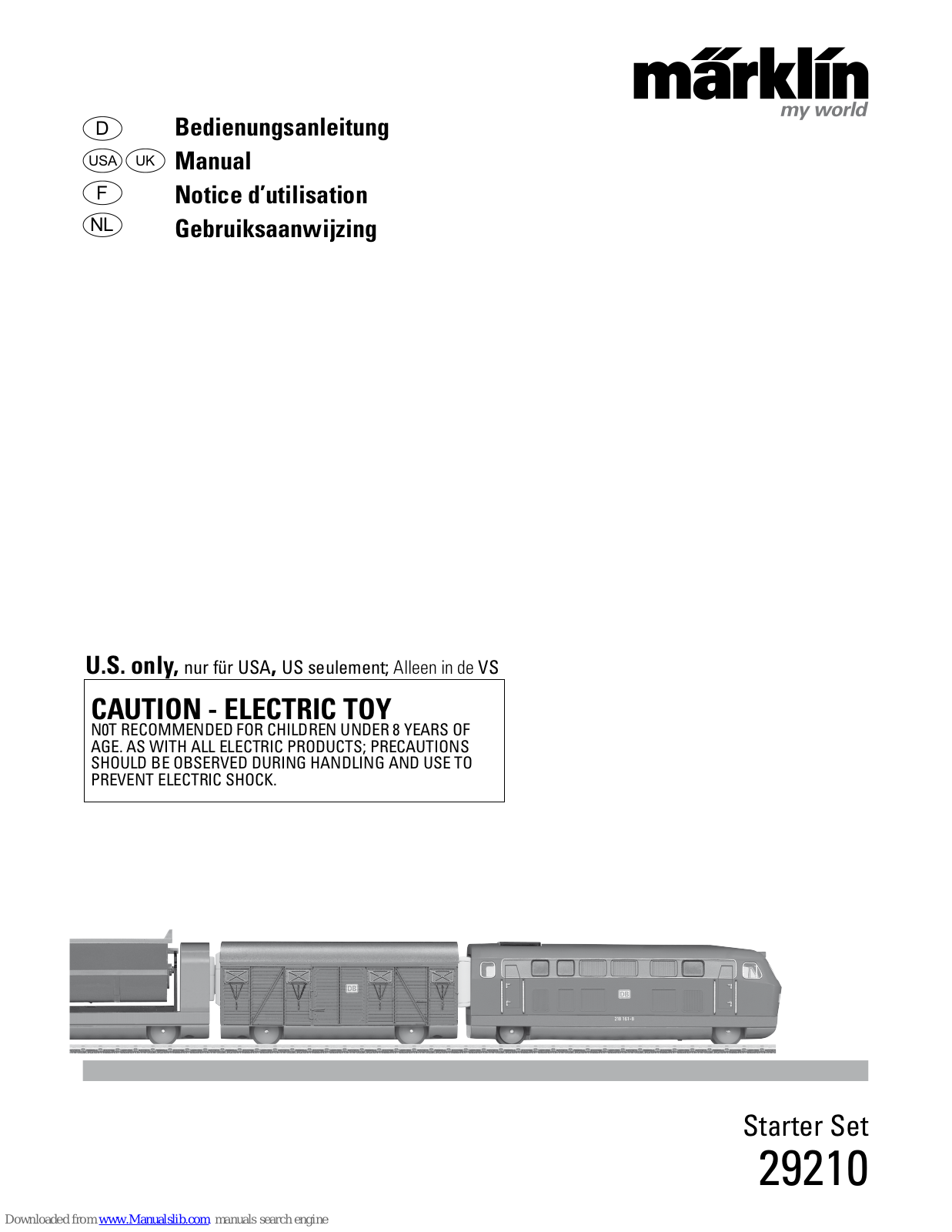 marklin 29210, 29201, 29206, 466456, 29203 User Manual