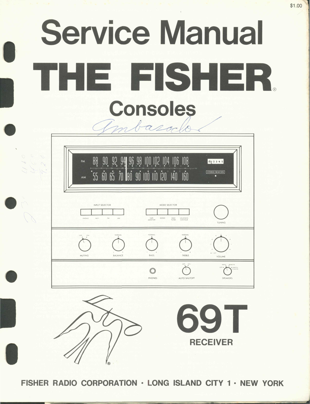 Fisher 69-T Service Manual