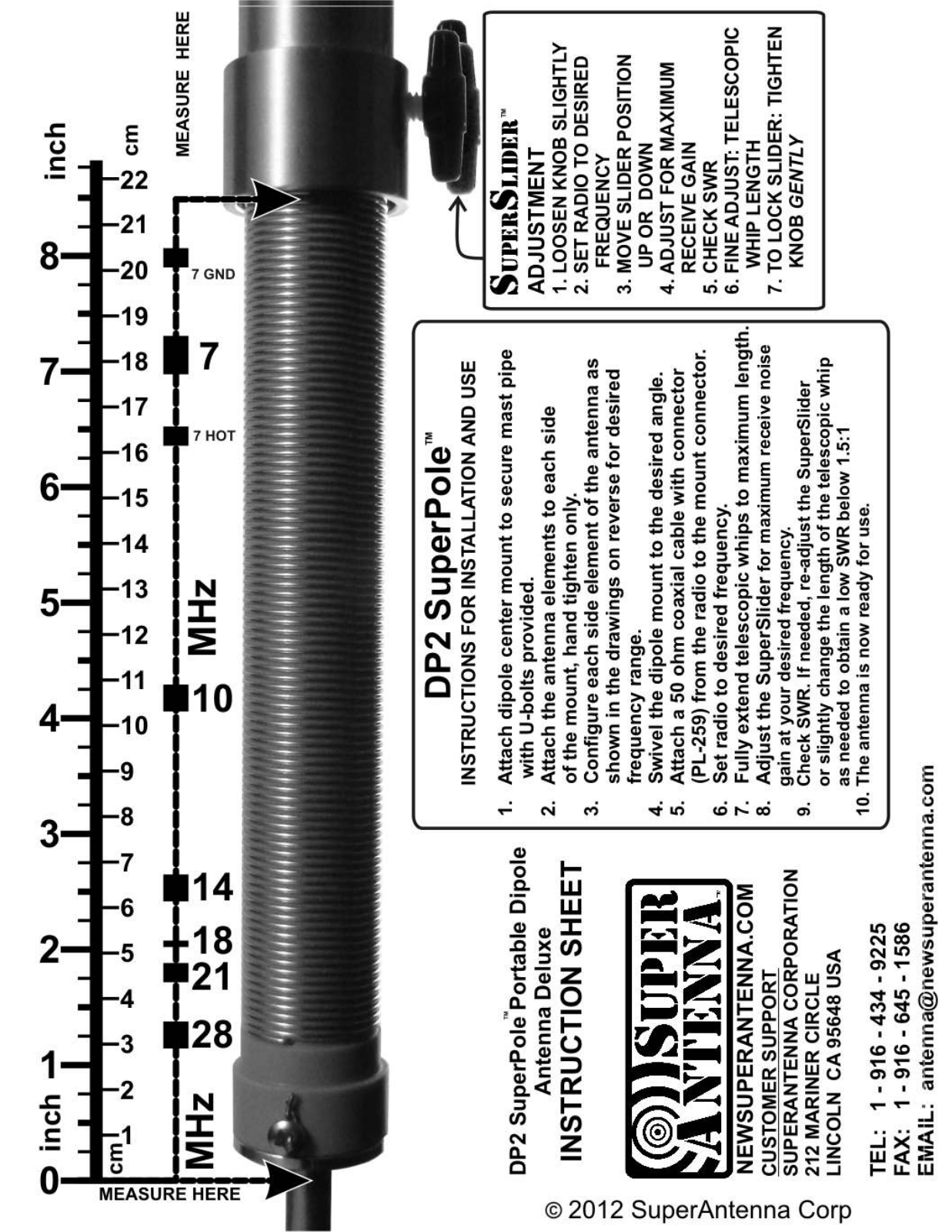 SuperAntenna DP2,SuperSlider User guide - ManualMachine.com