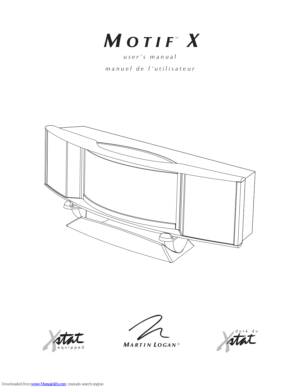 MartinLogan MOTIF X User Manual