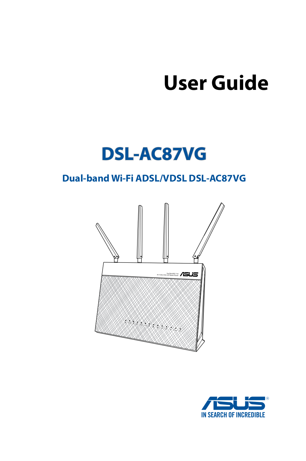 ASUS DSL-AC87VG User Manual