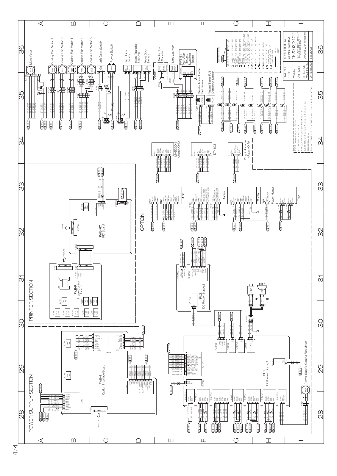 KONICA MINOLTA B4 Diagram