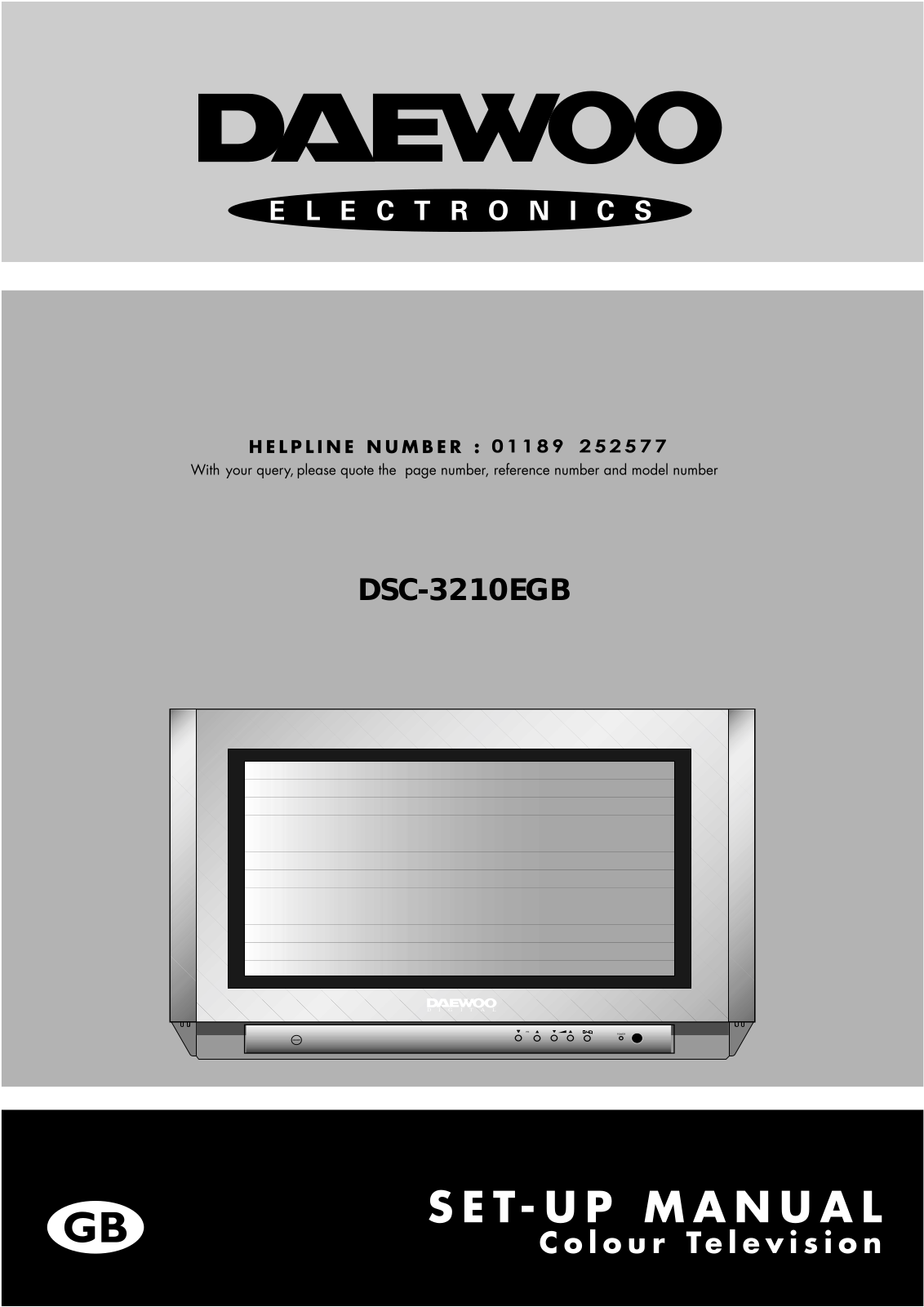 Daewoo DSC-3210EGB User Manual