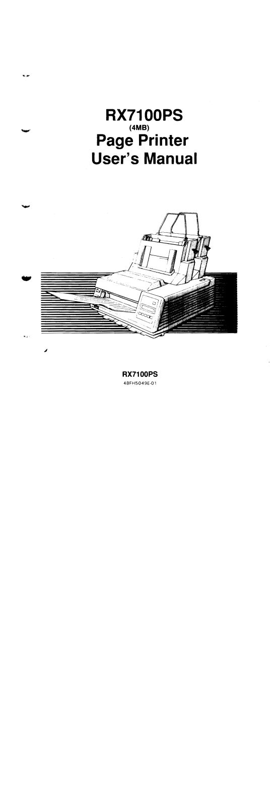 Fujitsu RX7100PS User Manual