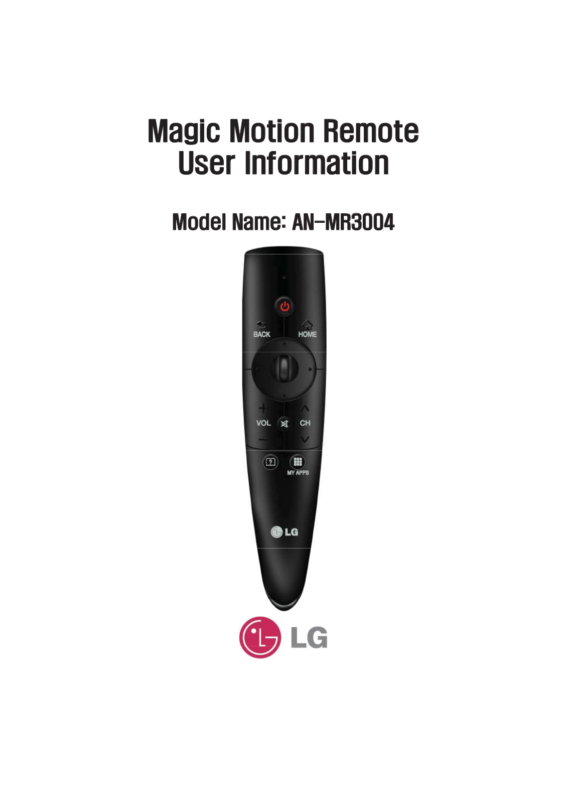 LG MR3004 User Manual