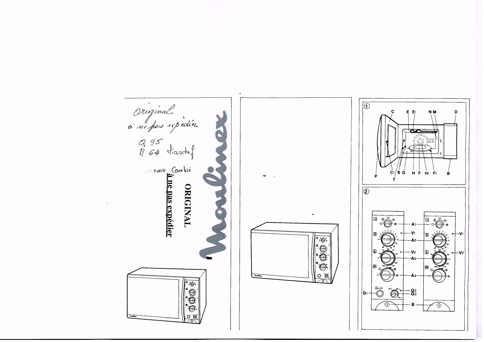 MOULINEX MICROCHEF Q95, MICROCHEF R64 User Manual