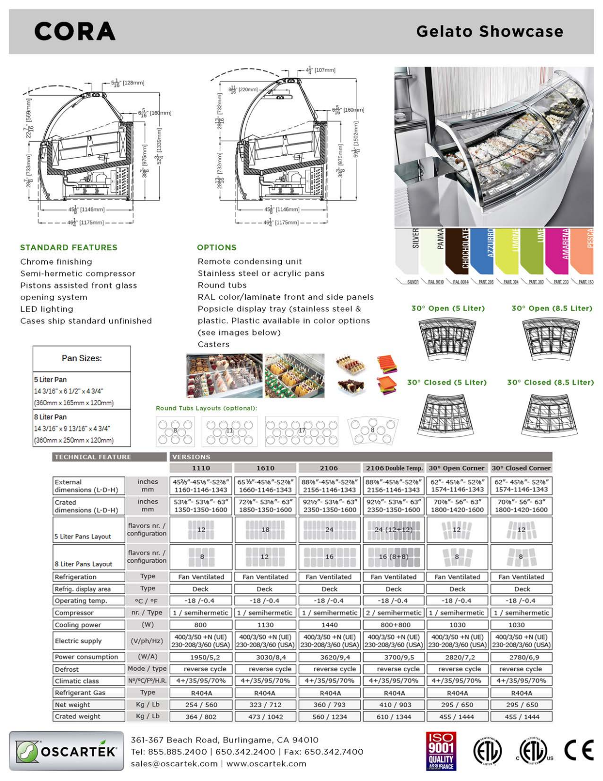 Oscartek CORA G1110 User Manual