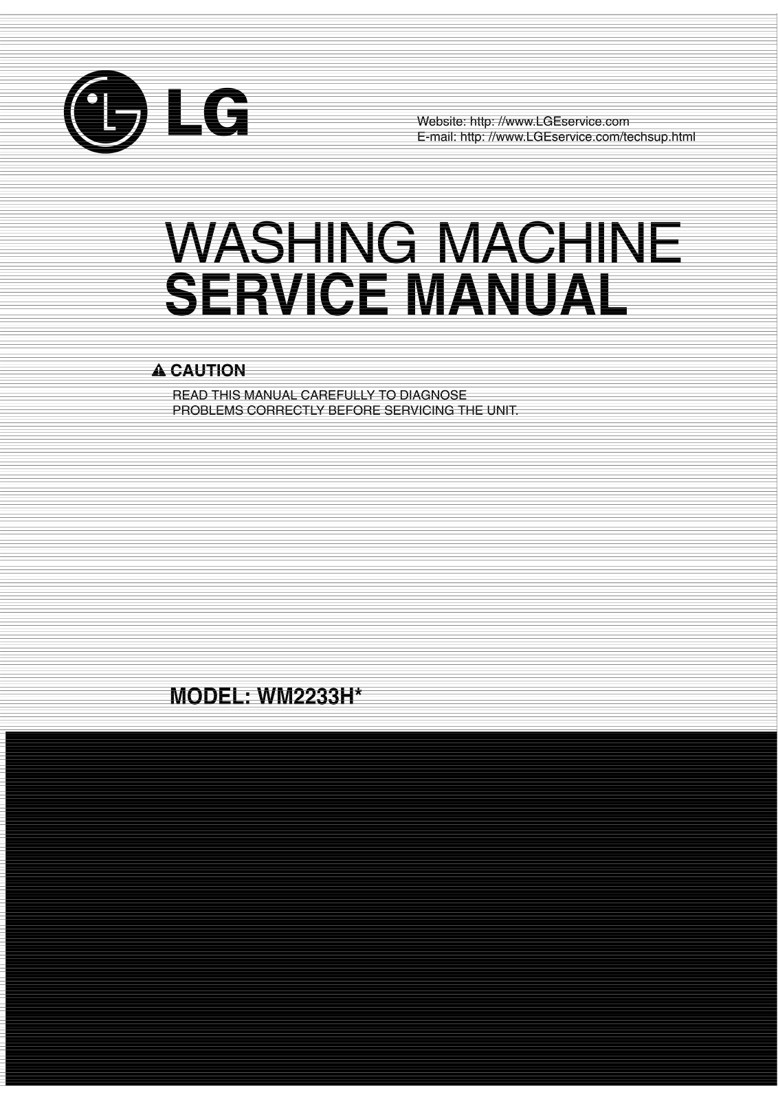 LG WM2233H Service Manual