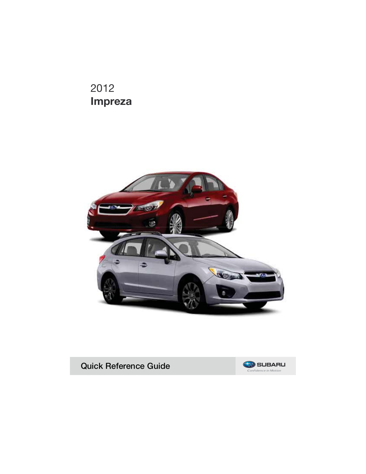 SUBARU Impreza User Manual