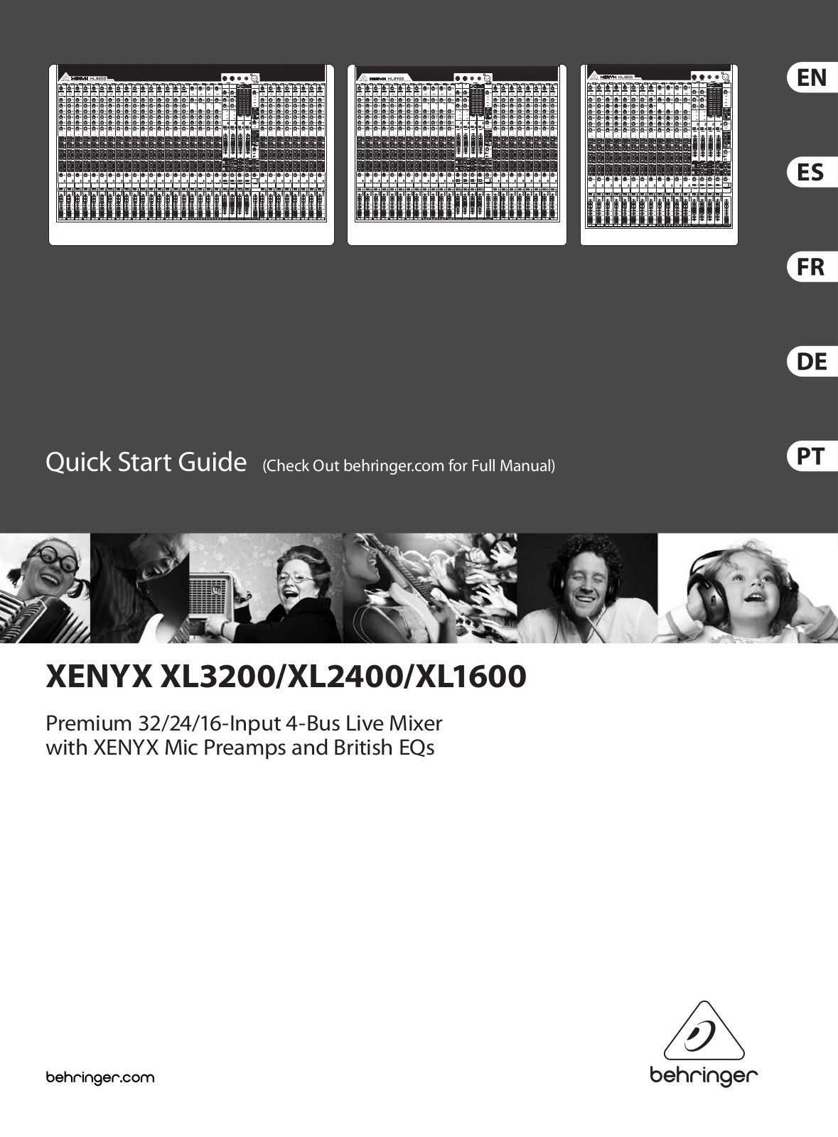 Behringer XL2400, XL1600 User Manual