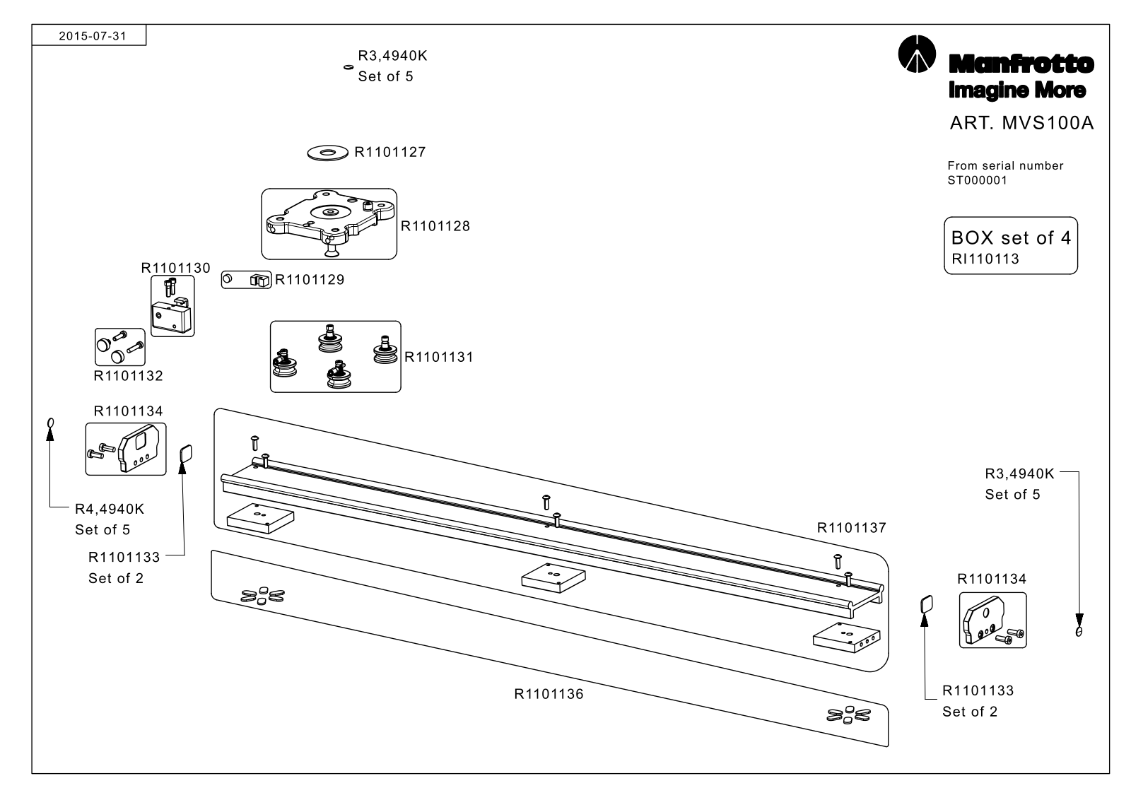 Manfrotto MVS100AMVH500AH User Manual