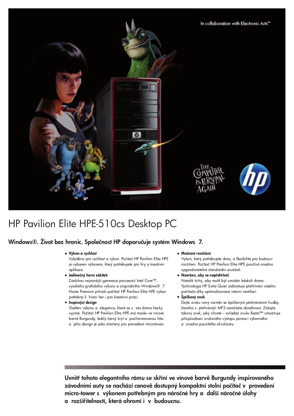 HP Pavilion Elite HP User Manual