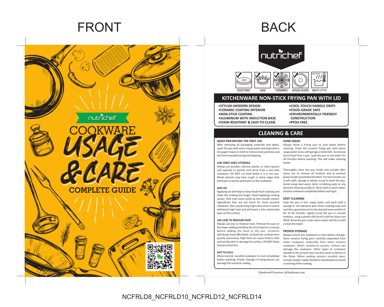 NutriChef NCFRLD8, NCFRLD12, NCFRLD10 User guide - ManualMachine.com