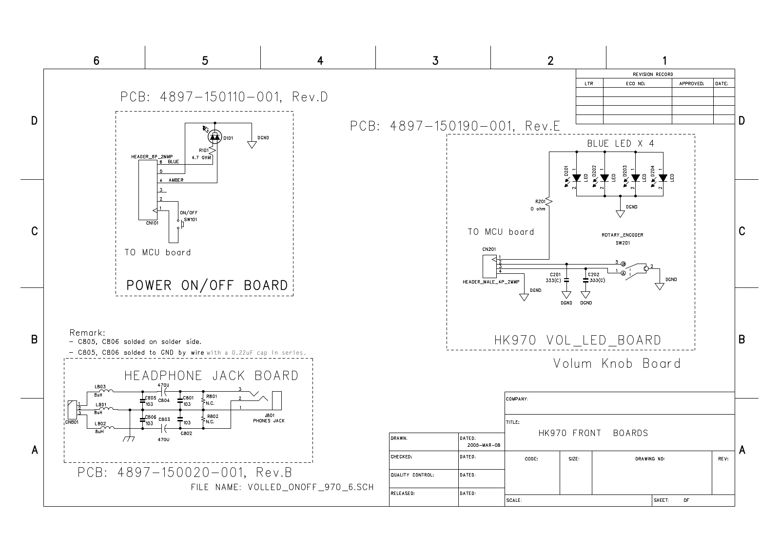 Harman Kardon HK-970 Schematic