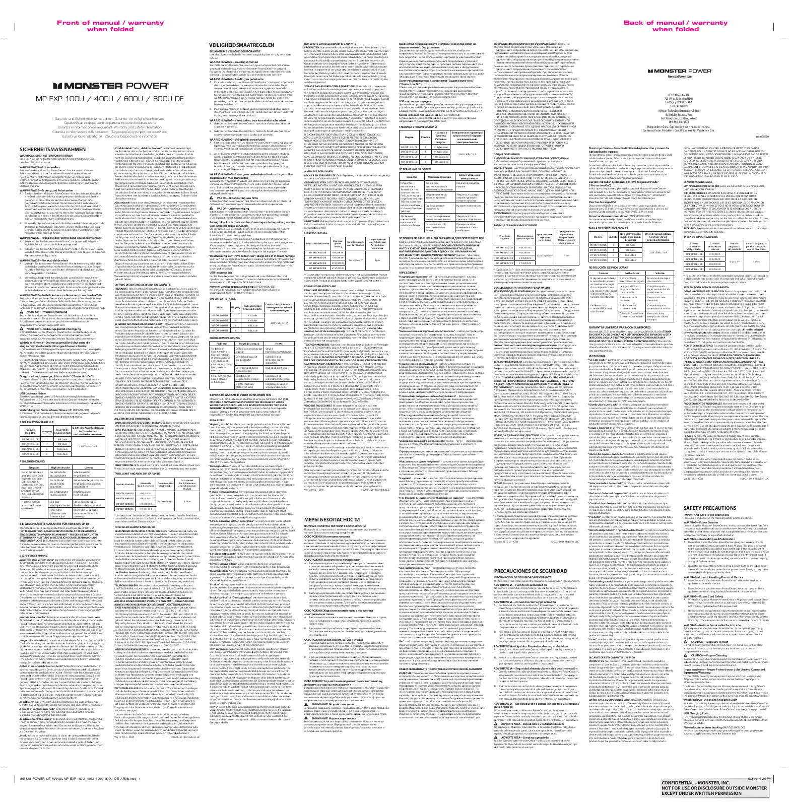 Monster 121858-00 User Manual