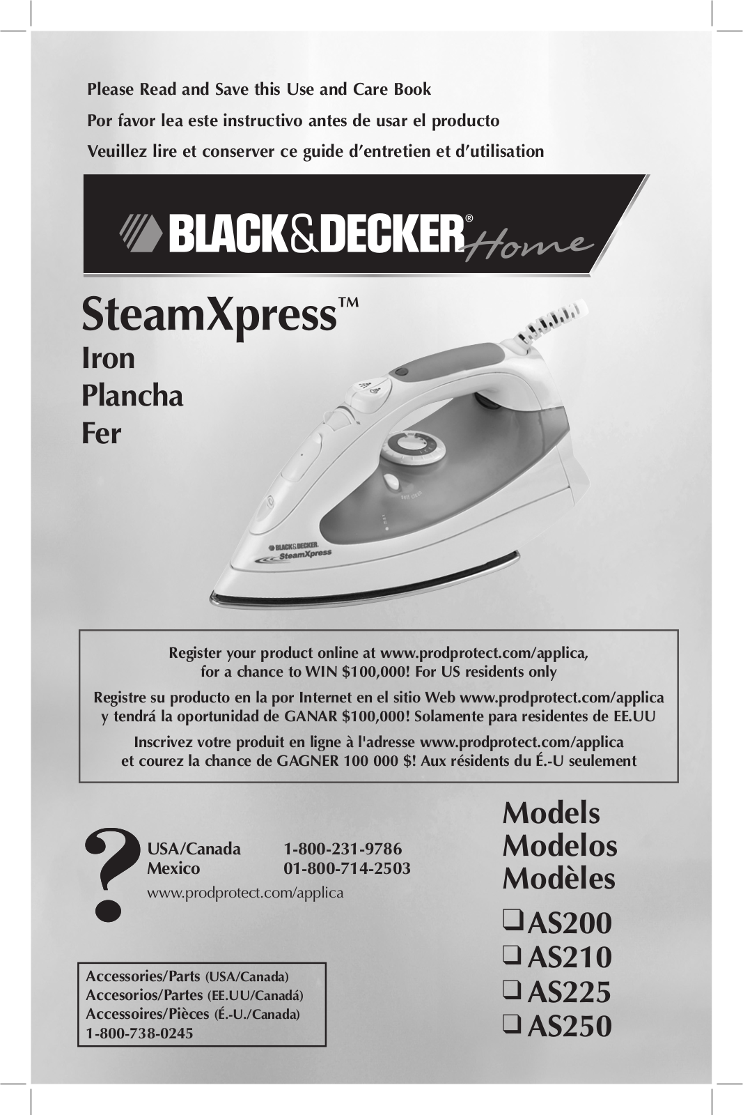 Black & Decker AS200 User Manual