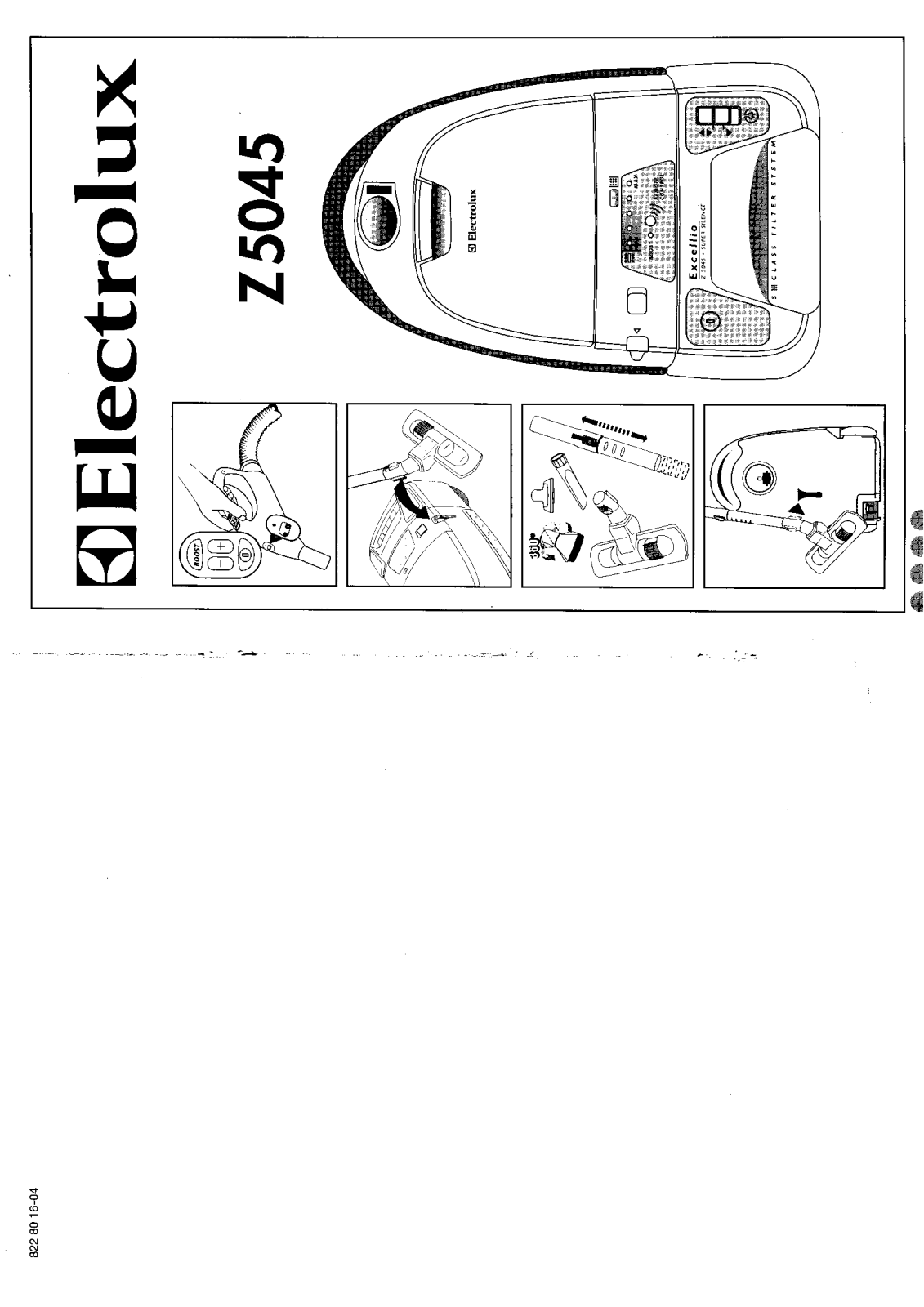 AEG Z5020, Z5030, Z5010, Z5025, Z5045 User Manual