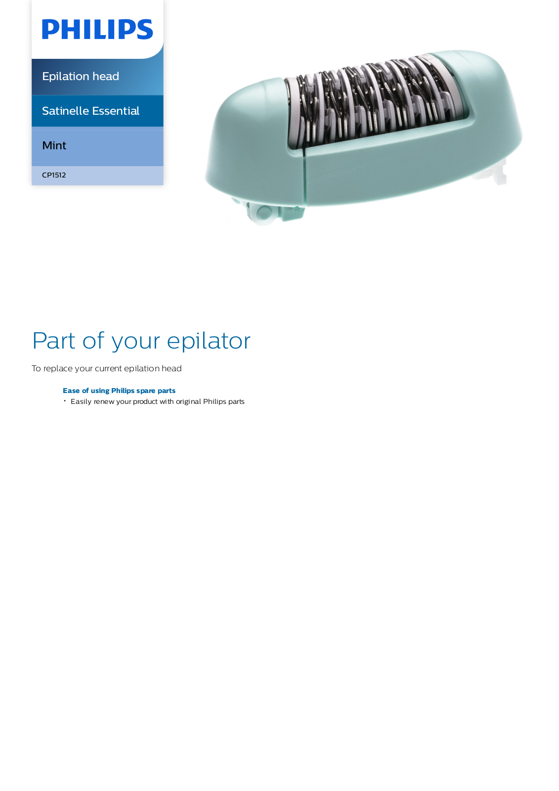 Philips CP1512/01 leaflet - ManualMachine.com