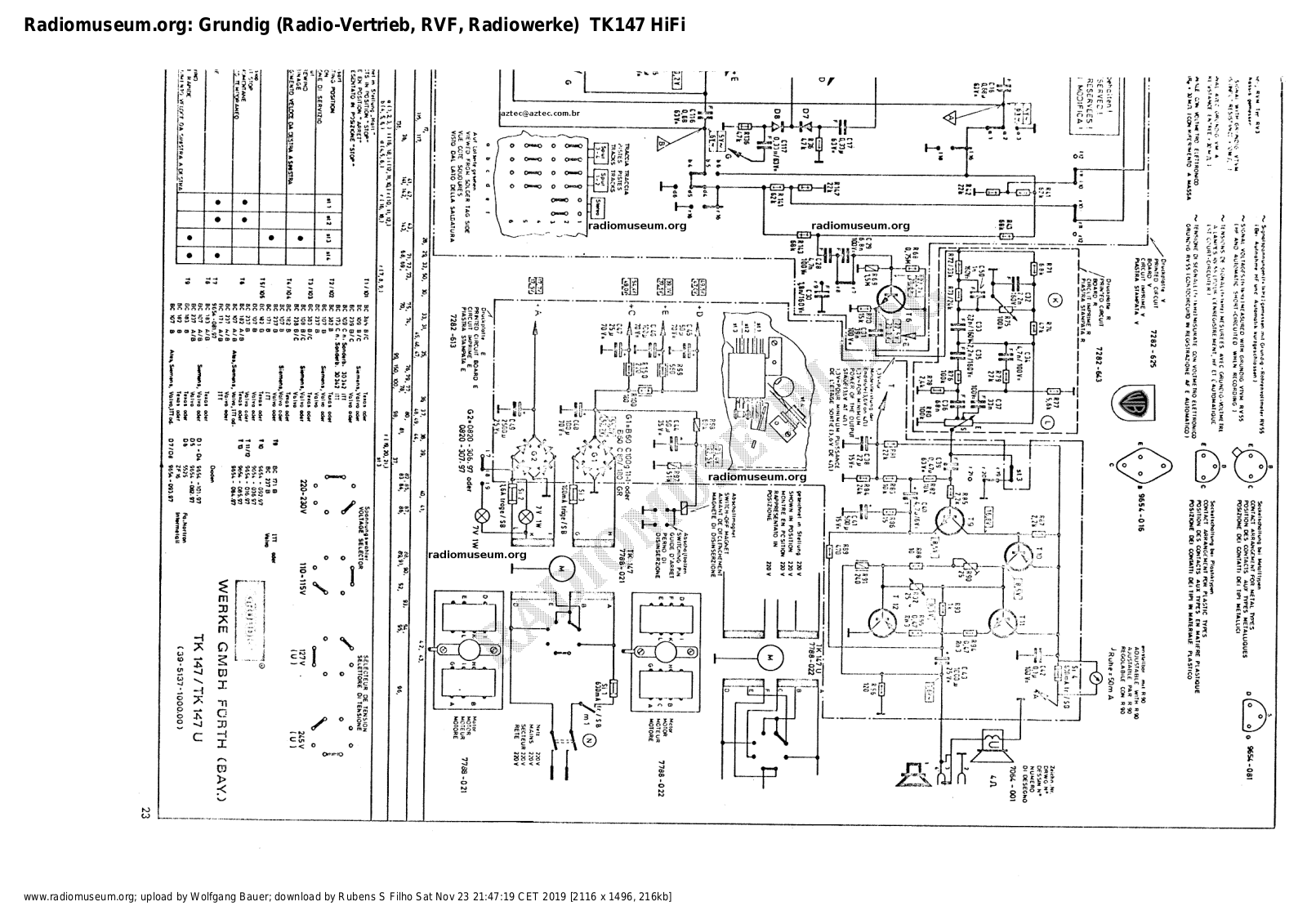 Grundig TK147 Schematics 01