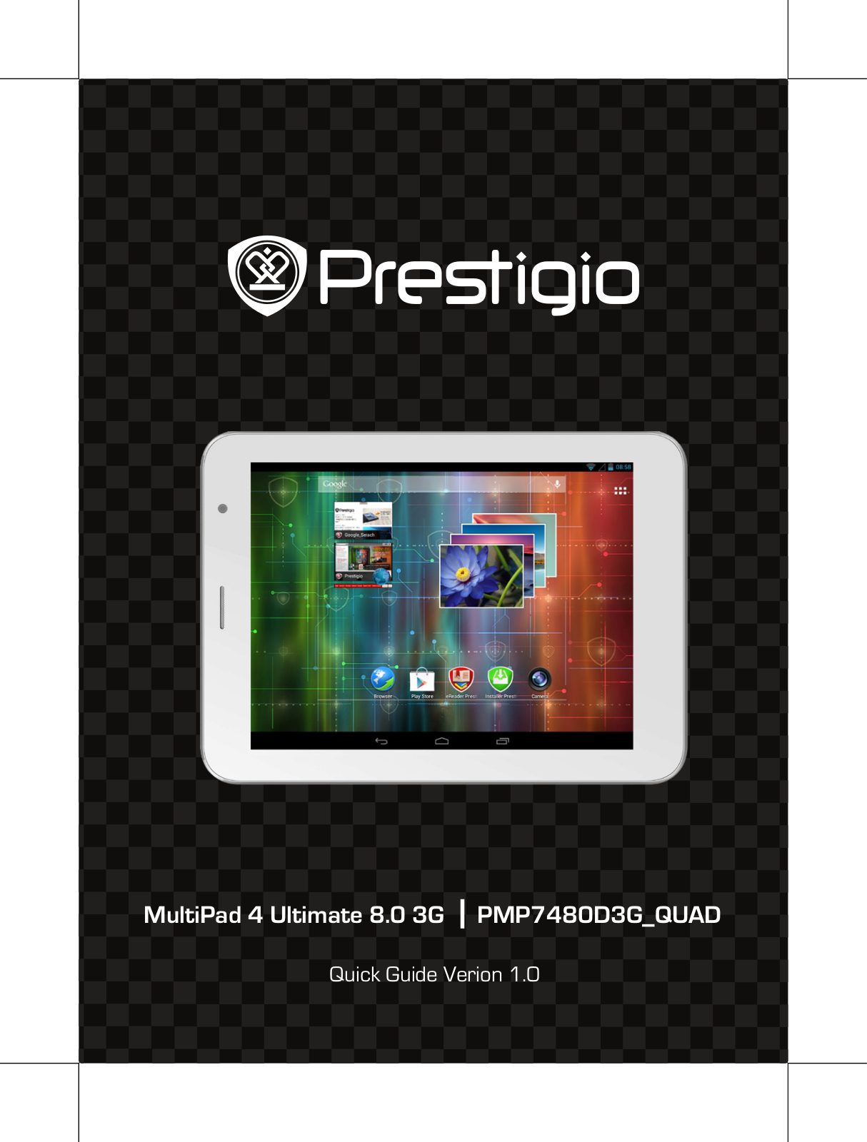 Prestigio PMP-7480D 3G Quad Quick Start Guide