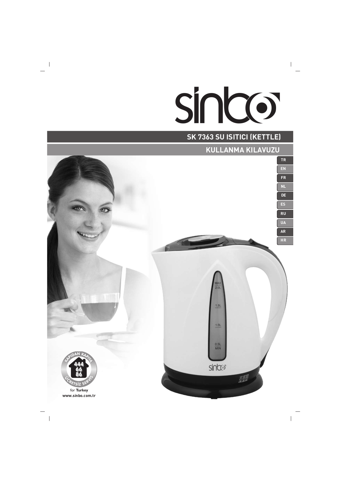 Sinbo SK 7363 User Manual