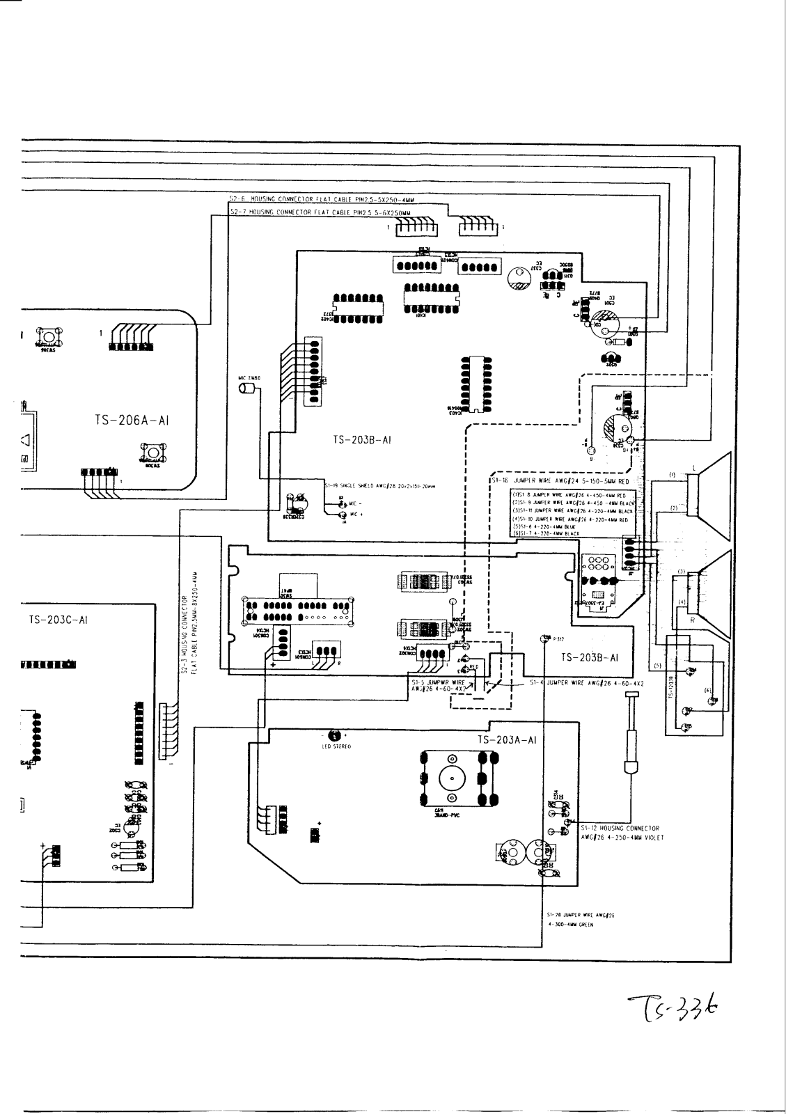 Vitek TS-336 Schematic