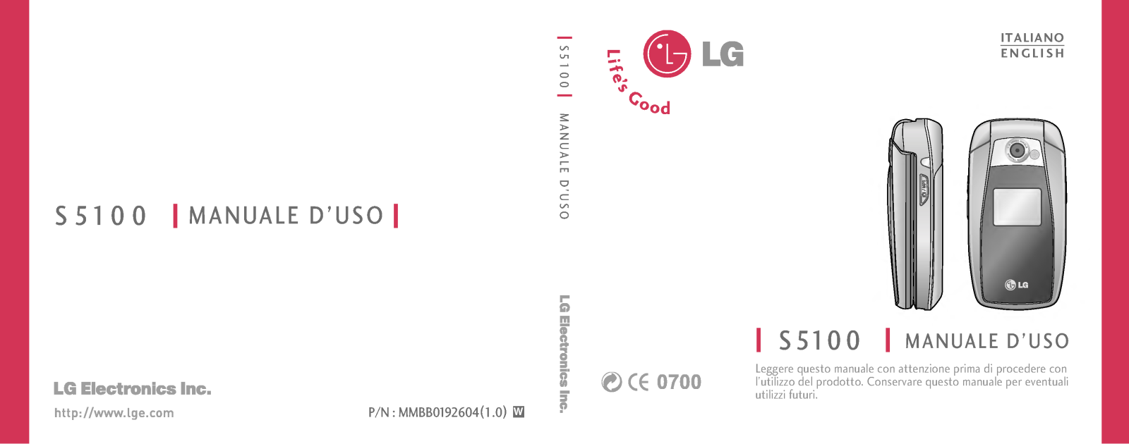 Lg S5100 User Manual