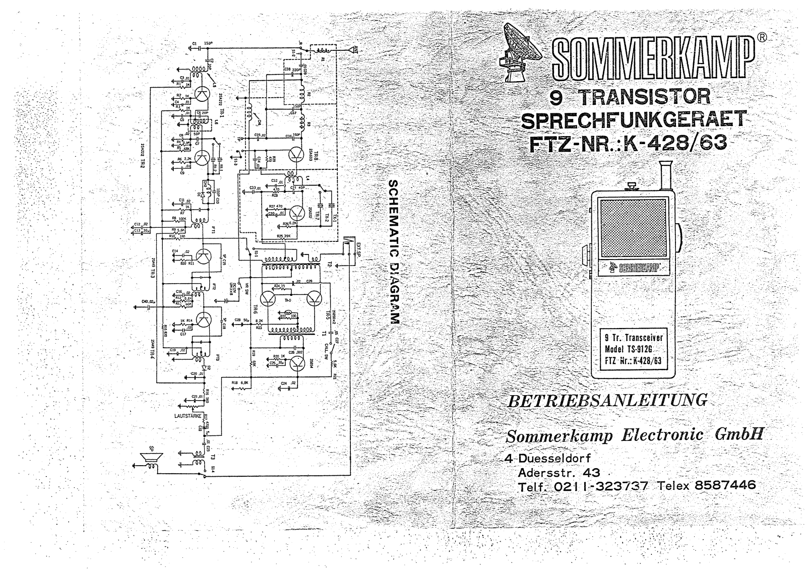 Sommerkamp TS912G(2) Schematic