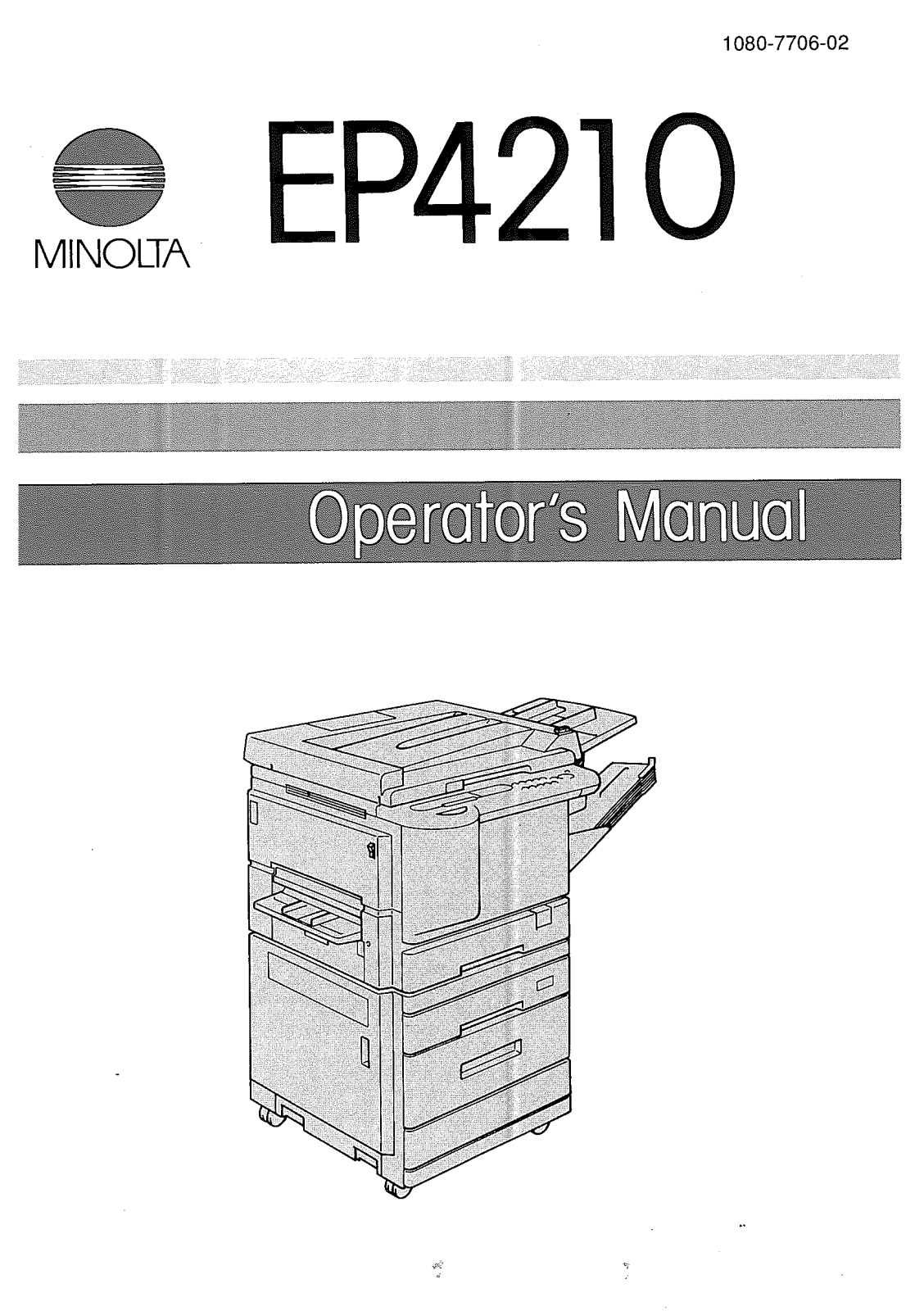 Konica Minolta EP4210 User Manual