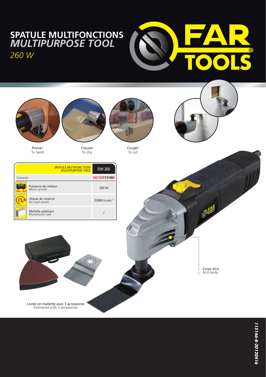 FARTOOLS DM 260 User Manual