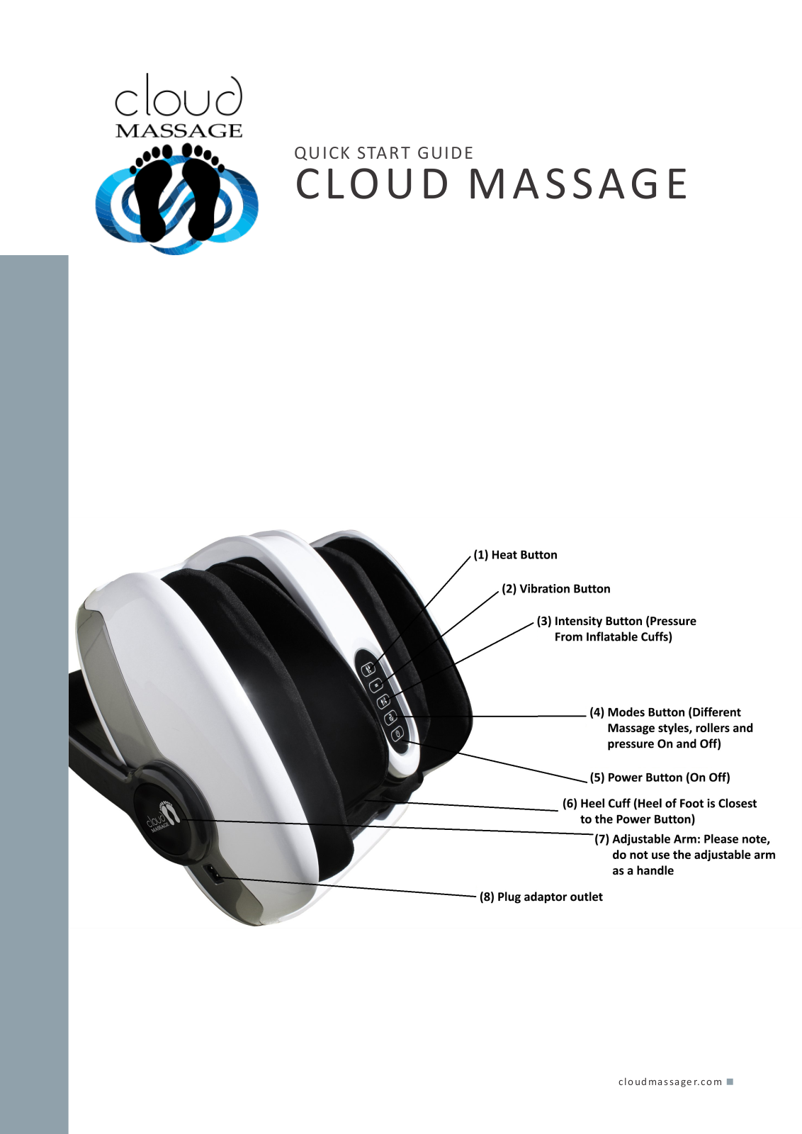 CLOUD MASSAGE CLOUD MASSAGER Quick Start Manual - ManualMachine.com