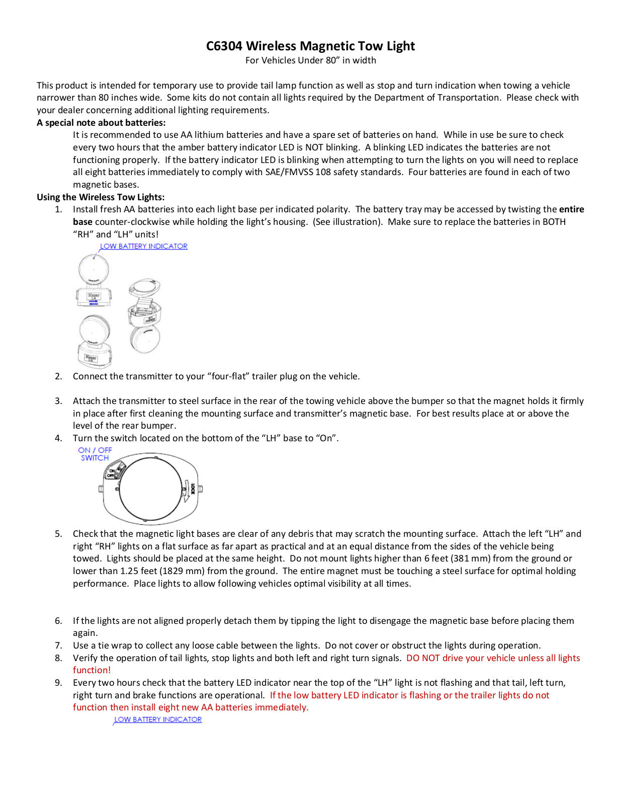 Hopkins C6304 Users Manual