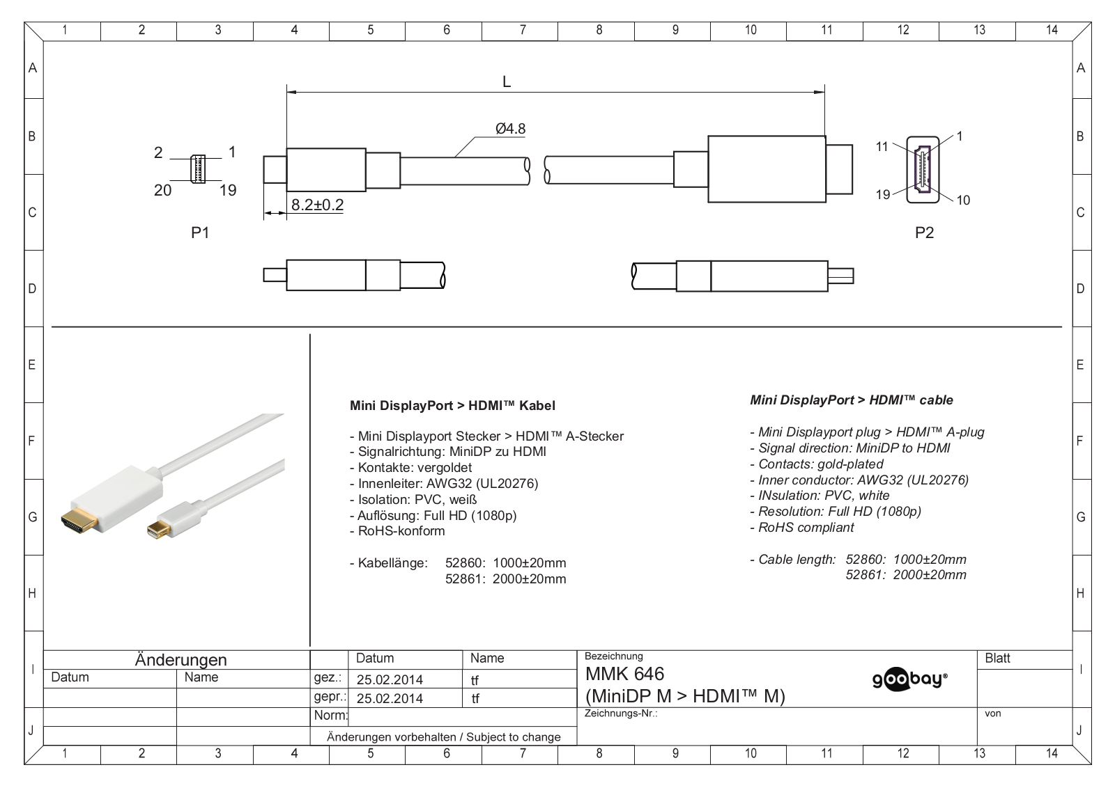 GOOBAY 52861 Datasheet - ManualMachine.com