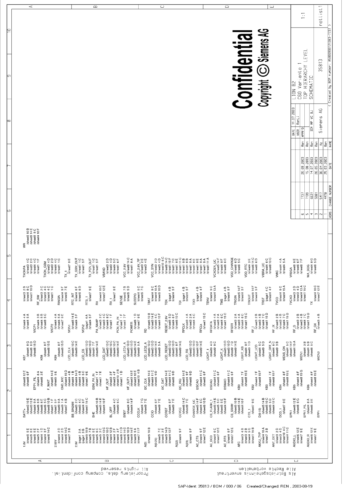 Siemens C60 Schematic