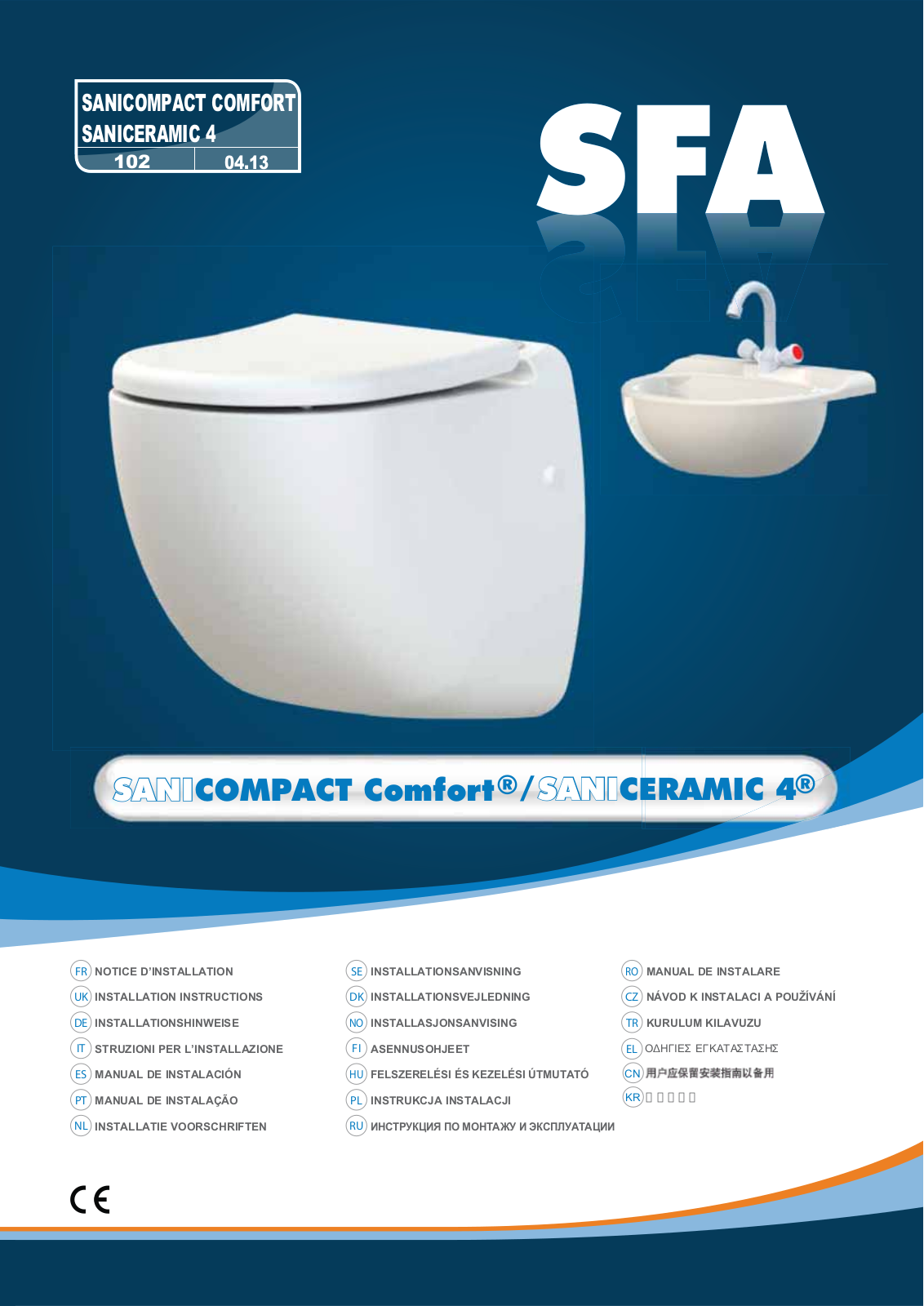 Sanibroyeur SANICOMPACT Comfort ECO+ User Manual