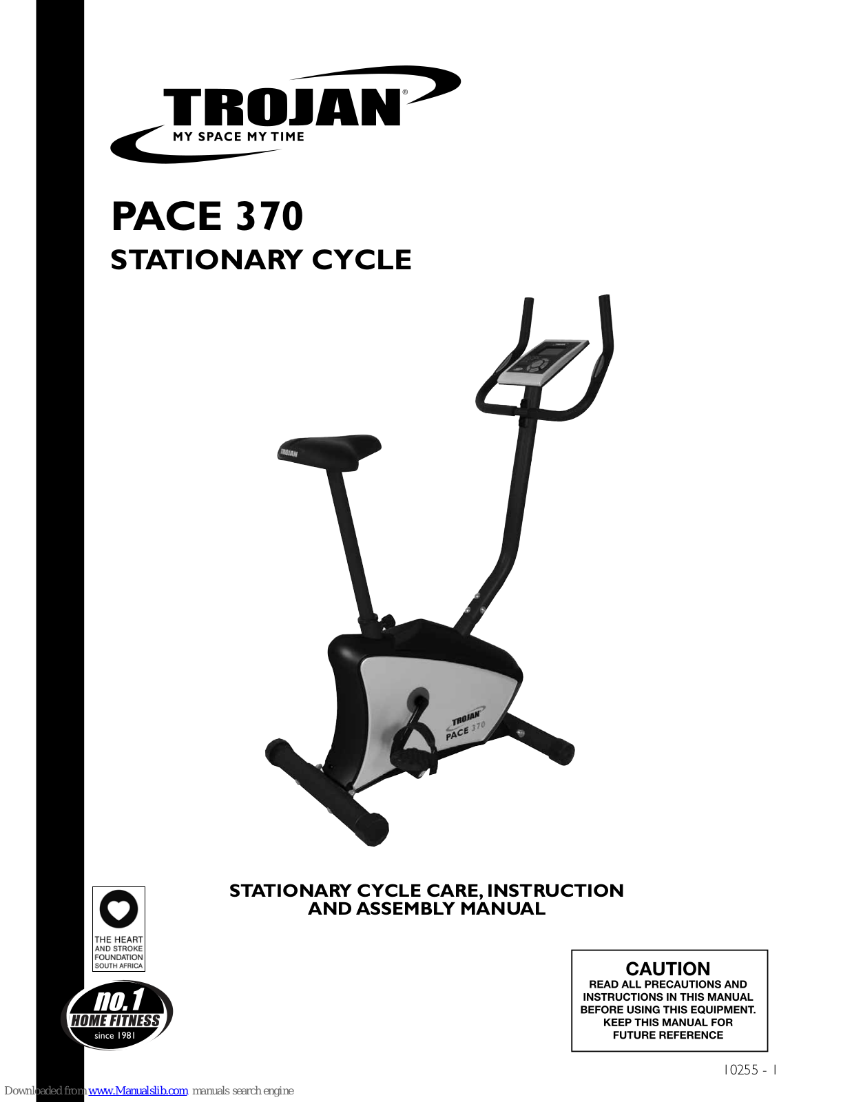 Trojan PACE 370 Instruction And Assembly Manual