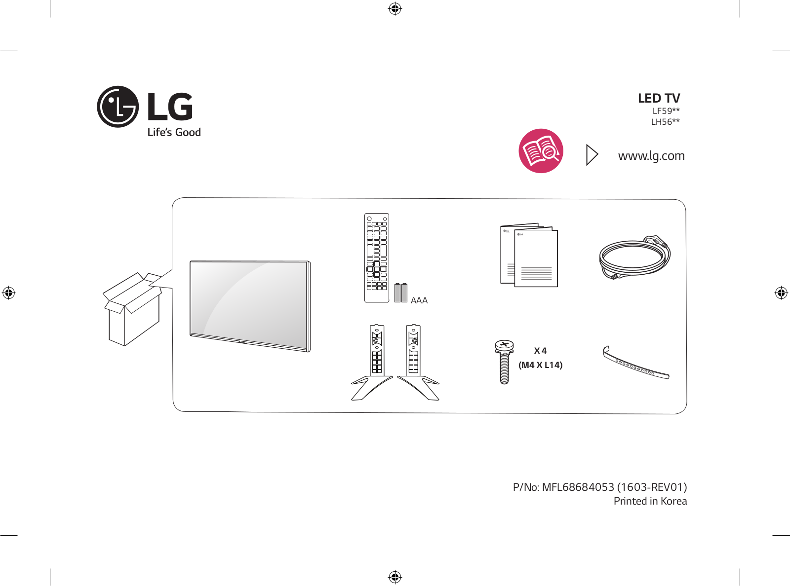 LG 43LH560T Owner's Manual